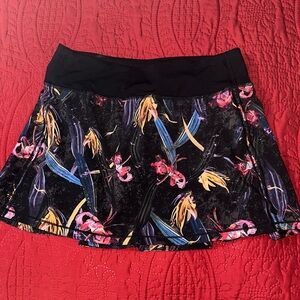 Floral Black Lululemon Skirt skirt size 4